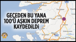 Geceden Bu Yana 100'ü Aşkın Deprem Oldu