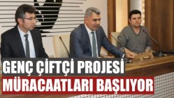 Genç Çiftçi Projesi Müracaatları Başlıyor