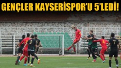 Gençler Kayserispor’u 5’ledi!