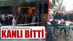 Gençlerin kavgası kanlı bitti