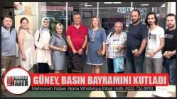 Güney, Basın Bayramını Kutladı