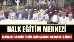 Halk Eğitim Merkezi Mahalle Sergilerinin Açılışlarını Gerçekleştirdi