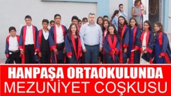 Hanpaşa Ortaokulunda Mezuniyet Coşkusu