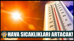 Hava Sıcaklıkları Artacak!