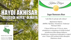 Haydi Akhisar "Geleceğe Nefes" Olmaya