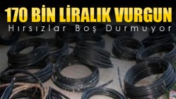 Hırsızlar 170 Bin Liralık Kablo Çaldı