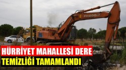 Hürriyet Mahallesi Dere Temizliği Tamamlandı