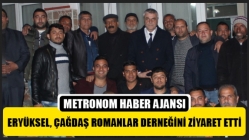 Hüseyin Eryüksel, Çağdaş Romanlar Derneğini Ziyaret Etti