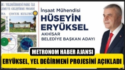 Hüseyin Eryüksel, Yel değirmeni projesini açıkladı