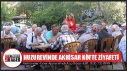 Huzurevinde Akhisar Köfte Ziyafeti