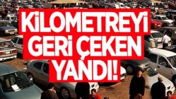 ikinci el otomobilde kilometreyi geri çekenler yandı