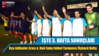 İlçe Adliyeler Arası 4. Halı Saha Futbol Turnuvası Üçüncü Hafta