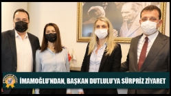 İmamoğlu’ndan, Başkan Dutlulu’ya sürpriz ziyaret