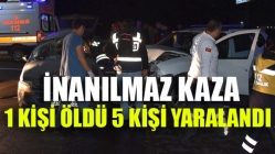 İnanılmaz Kaza 1 kişi Öldü 5 Kişi Yaralandı