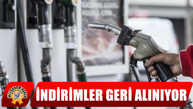 İndirimler Geri Alınıyor