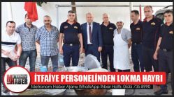 İtfaiye Personelinden Lokma Hayrı