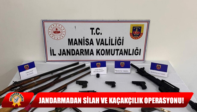 Jandarmadan Silah Ve Kaçakçılık Operasyonu!