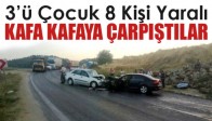 Kafa Kafaya Çarpıştılar! 8 Yaralı