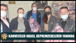 Kahveciler Odası, Depremzedelerin Yanında