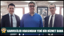 Kahveciler Odasından yeni bir hizmet daha