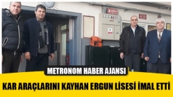 Kar Araçlarını Kayhan Ergün Lisesi İmal Etti