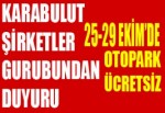 Karabulut Şirketler Grubundan Duyuru