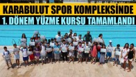 Karabulut Spor Kompleksinde 1. Dönem Yüzme Kursu Tamamlandı