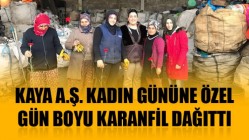 Kaya AŞ Kadınlar gününde karanfil dağıttı