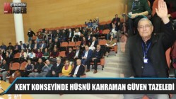 Kent konseyinde Hüsnü Kahraman güven tazeledi