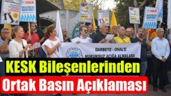 KESK Bileşenlerinden Ortak Basın Açıklaması