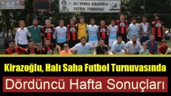 Kirazoğlu, Futbol Turnuvasında Dördüncü Hafta Sonuçları