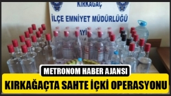 Kırkağaç'ta Sahte İçki Operasyonu