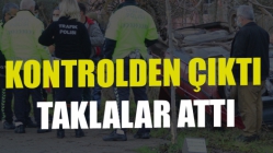 Kontrolden Çıktı Taklalar Attı