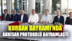 Kurban Bayramında Akhisar protokolü bayramlaştı