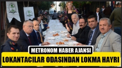 Lokantacılar Odasından Lokma Hayrı