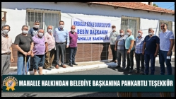 Mahalle Halkından Belediye Başkanına Pankartlı Teşekkür