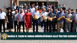 Manisa İl Tarım Ve Orman Müdürlüğünden Salep Üretimi Semineri