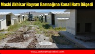 Maski Akhisar Hayvan Barınağına Kanal Hattı Döşedi