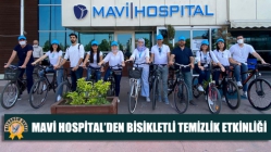 Mavi Hospital’den Bisikletli Temizlik Etkinliği