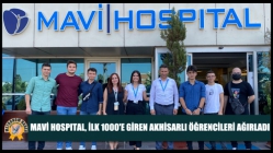 Mavi Hospıtal, İlk 1000'e Giren Akhisarlı Öğrencileri Ağırladı