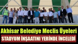 Meclis Üyeleri stadyum inşaatını yerinde inceledi