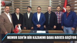 Memur Sen’in Bir Kazanımı Daha Hayata Geçiyor