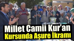 Millet Camii Kur’an Kursunda Aşure İkramı