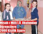 Misak-ı Milli’den Öğrencilere 2 Bin Kişilik Aşure