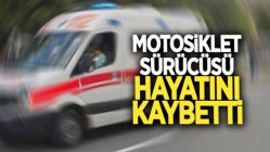 Motosiklet Bariyerlere Çarptı: 1 Ölü