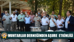 Muhtarlar Derneğinden aşure etkinliği