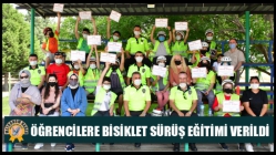 Öğrencilere Bisiklet Sürüş Eğitimi Verildi