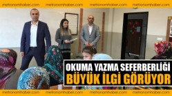 Okuma Yazma Seferberliği Büyük İlgi Görüyor