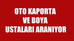 Oto kaporta ve boya ustaları aranıyor