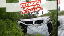 Otomobil Uçuruma Yuvarlandı: 2 Yaralı